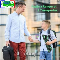 Batterie Electronique Portable 9 Pads Fonction MIDI 2 Haut-parleurs Stéréo 2 Péd