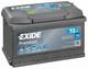 Batterie Exide Ea722 12v 72ah 720a 278x175x175mm Varta E43 E44 E11