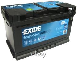 Batterie Exide EK800 12v 80ah 800A 315x175x190mm