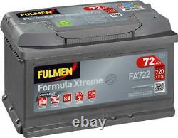 Batterie Fulmen Formula Xtreme 72Ah/720A (FA722)