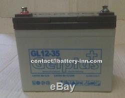 Batterie GEL 12v 35Ah Paneaux Solaire a décharge lente, 1300 Cycles