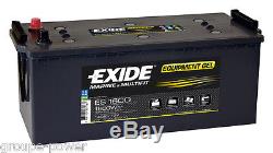 Batterie GEL Exide ES1600 12v 140ah decharge lente camping car, bateau, solaire