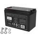 Batterie Gel Rechargeable 12v 100ah Sans Entretien Et Sans Fuite Lx121000 Cssb