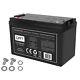 Batterie Gel Rechargeable 12v 100ah Sans Entretien Et Sans Fuite Lx121000 Cssb