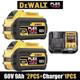Batterie Lithium 100% Originale Dewalt Dcb200 18v 20v 2ah 5ah 6ah 9ah Compatible