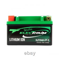 Batterie Lithium Electhium pour Moto Kawasaki 1200 ZX12R 2000 à 2006