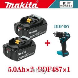 Batterie Makita 18V 6Ah BL1840 BL1860 Lithium Authentique 9.0Ah x1