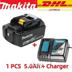 Batterie Makita 18V 6Ah BL1840 BL1860 Lithium Authentique 9.0Ah x1