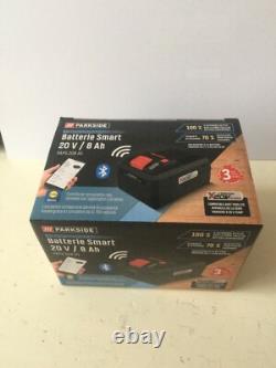 Batterie PARKSIDE© SMART 20V Capacité 8 Ah avec Bluetooth et Appli 2.0