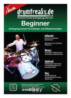 Batterie Percussion Drum Set Electronique E-Drum Kit Tabouret Casque Baguettes