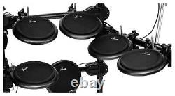 Batterie Percussion Drum Set Electronique E-Drum Kit Tabouret Casque Baguettes