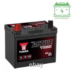 Batterie SLA Yuasa U1 / 12V 30Ah pour motoculture tondeuse Neuf