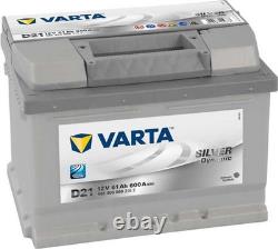 Batterie VARTA Silver Dynamic 61Ah / 600A (D21)