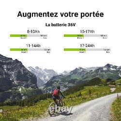 Batterie Vélo Electrique 36V 15.6Ah Li-Ion E-Bike Down Tube avec Chargeur