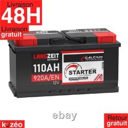 Batterie Voiture 110Ah 12V 920A L5 Calcium-CALCIUM Sans Entretien LANGZEIT