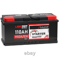 Batterie Voiture 110Ah 12V 920A L5 Calcium-CALCIUM Sans Entretien LANGZEIT