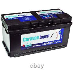 Batterie Wohnwagenbatterie 140Ah AGM Caravan Batterie D'Alimentation 12v