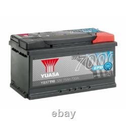 Batterie YUASA YBX7110 EFB 12V 75AH 730A