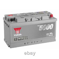 Batterie Yuasa Silver YBX5019 12v 100ah 353x175x190mm + droite