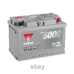 Batterie Yuasa Silver YBX5096 12v 80ah 740A Hautes performances