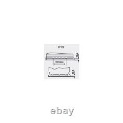 Batterie Yuasa YBX3019 12V95Ah 850A Voiture CampingCar Utilitaire Sans Entretien