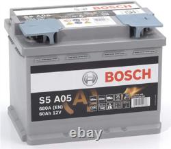Batterie auto S5A05 12V 60Ah / 680 BOSCH AGM START-STOP L2 D52