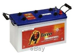 Batterie camping car banner energy bull 96801 12v 230ah à decharge lente