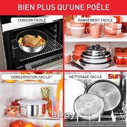 Batterie de Cuisine TEFAL Ingenio Emotion Inox 5 pcs Induction Poêles L897S504