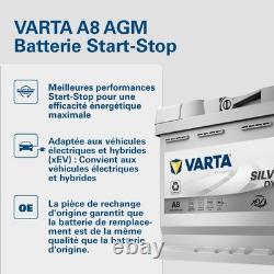 Batterie de démarrage XEV Silver Dynamic AGM L2 A8 12V 60Ah / 680A 560901068