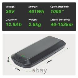 Batterie de vélo électrique YJ145 36V 12,8Ah (461Wh) pour Telefunken, Zündapp