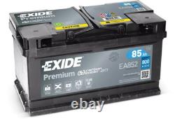 Batterie de voiture EXIDE 85Ah/800A FORD S-MAX 2.0 TDCi