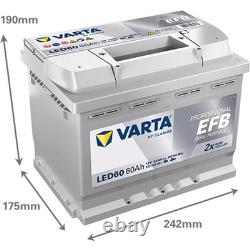 Batterie de voiture VARTA 60Ah/640A