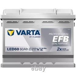 Batterie de voiture VARTA 60Ah/640A