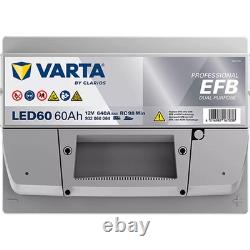 Batterie de voiture VARTA 60Ah/640A