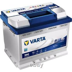 Batterie de voiture VARTA 60Ah/640A FIAT 500 1.2