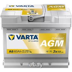 Batterie de voiture VARTA 60Ah/680A
