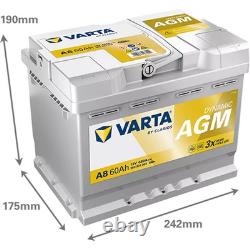 Batterie de voiture VARTA 60Ah/680A