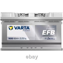 Batterie de voiture VARTA 80Ah/800A