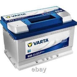 Batterie de voiture VARTA E43 Blue Dynamic 12V 72Ah 680A 572 409 068