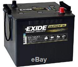 Batterie decharge lente EXIDE equipement GEL ES1200 12v 110ah 286X269X230MM