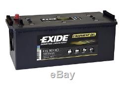 Batterie decharge lente EXIDE equipement GEL ES1600 12v 140ah 513X223X223MM