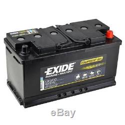 Batterie decharge lente Exide equipement GEL ES900 12v 80ah 353X175X190MM