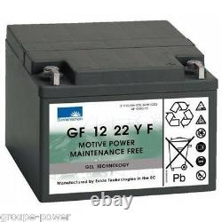 Batterie decharge lente Gel Exide Sonnenschein GF 120 22YF 12v 24ah