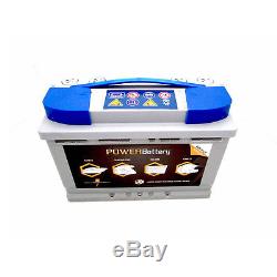 Batterie décharge lente camping car bateau 12v 88ah AGM