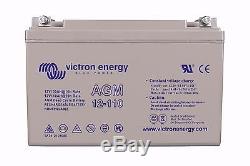 Batterie décharge lente camping car bateau AGM Victron 12v 110ah BAT412101084