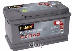 Batterie démarrage voiture Fulmen FA852 12v 85ah 800A 315x175x175mm varta F18