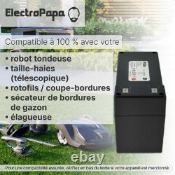 Batterie pour Ambrogio L250 Deluxe L200R L210 L250 L210 Elite 10200mAh 25,2V
