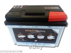 Batterie sans entretien camping car 12v 100ah à decharge lente