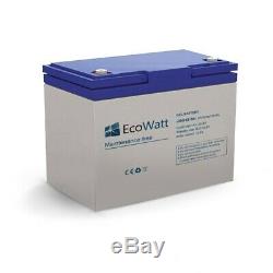 Batterie solaire agm 50ah 12v décharge Lente-EcoWatt