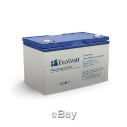 Batterie solaire gel 100ah 12v décharge Lente-EcoWatt